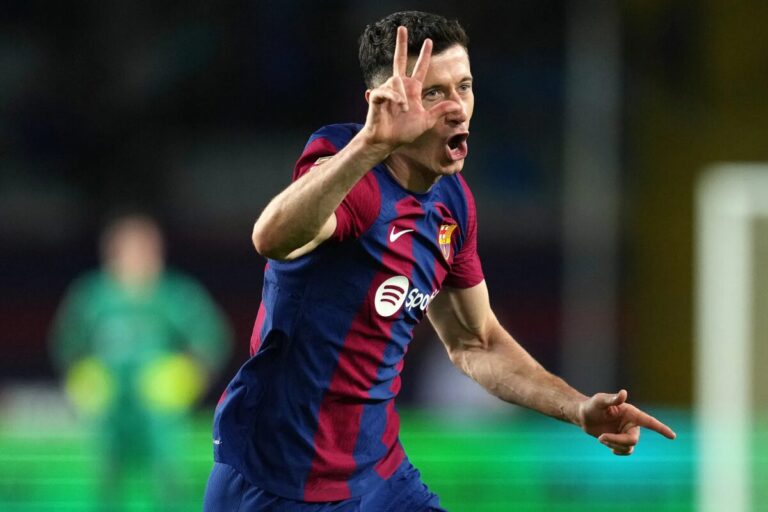 Lewandowski Inspires Barcelona to 4-2 Win Over Celta Vigo: Rashford and Yamal Lead the Charge Celta Vigo vs Barcelona