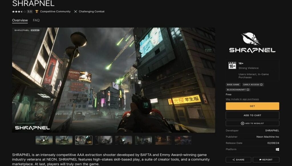 Shrapnel Early Access player reception